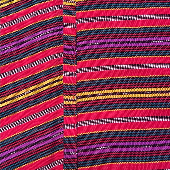 Vintage Striped Multicolor Wrap Skirt - Picture 2 of 7